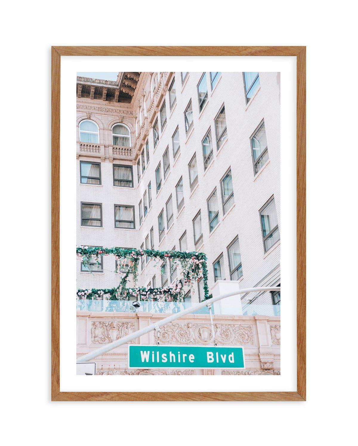 Wilshire BLVD Art Print-PRINT-Olive et Oriel-Olive et Oriel-50x70 cm | 19.6" x 27.5"-Walnut-With White Border-Buy-Australian-Art-Prints-Online-with-Olive-et-Oriel-Your-Artwork-Specialists-Austrailia-Decorate-With-Coastal-Photo-Wall-Art-Prints-From-Our-Beach-House-Artwork-Collection-Fine-Poster-and-Framed-Artwork