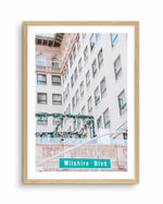 Wilshire BLVD Art Print-PRINT-Olive et Oriel-Olive et Oriel-A4 | 8.3" x 11.7" | 21 x 29.7cm-Oak-With White Border-Buy-Australian-Art-Prints-Online-with-Olive-et-Oriel-Your-Artwork-Specialists-Austrailia-Decorate-With-Coastal-Photo-Wall-Art-Prints-From-Our-Beach-House-Artwork-Collection-Fine-Poster-and-Framed-Artwork