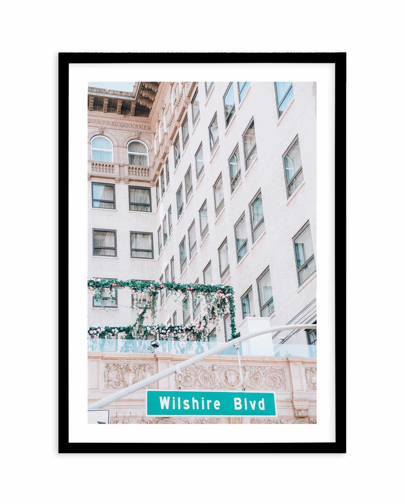 Wilshire BLVD Art Print-PRINT-Olive et Oriel-Olive et Oriel-A4 | 8.3" x 11.7" | 21 x 29.7cm-Black-With White Border-Buy-Australian-Art-Prints-Online-with-Olive-et-Oriel-Your-Artwork-Specialists-Austrailia-Decorate-With-Coastal-Photo-Wall-Art-Prints-From-Our-Beach-House-Artwork-Collection-Fine-Poster-and-Framed-Artwork