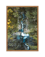 Windin Falls | Cairns Art Print-PRINT-Olive et Oriel-Olive et Oriel-50x70 cm | 19.6" x 27.5"-Walnut-With White Border-Buy-Australian-Art-Prints-Online-with-Olive-et-Oriel-Your-Artwork-Specialists-Austrailia-Decorate-With-Coastal-Photo-Wall-Art-Prints-From-Our-Beach-House-Artwork-Collection-Fine-Poster-and-Framed-Artwork