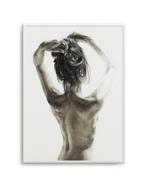 Woman in Charcoal Art Print-PRINT-Olive et Oriel-Olive et Oriel-A5 | 5.8" x 8.3" | 14.8 x 21cm-Unframed Art Print-With White Border-Buy-Australian-Art-Prints-Online-with-Olive-et-Oriel-Your-Artwork-Specialists-Austrailia-Decorate-With-Coastal-Photo-Wall-Art-Prints-From-Our-Beach-House-Artwork-Collection-Fine-Poster-and-Framed-Artwork