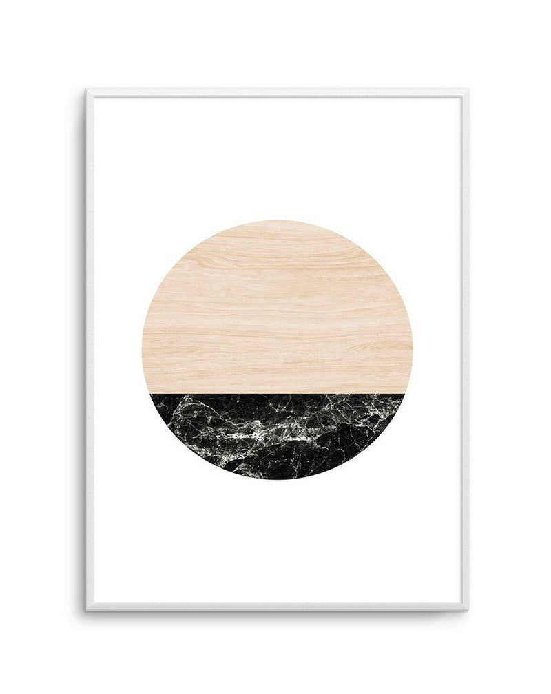 Wooden Marble Moon Art Print-PRINT-Olive et Oriel-Olive et Oriel-A5 | 5.8" x 8.3" | 14.8 x 21cm-Unframed Art Print-With White Border-Buy-Australian-Art-Prints-Online-with-Olive-et-Oriel-Your-Artwork-Specialists-Austrailia-Decorate-With-Coastal-Photo-Wall-Art-Prints-From-Our-Beach-House-Artwork-Collection-Fine-Poster-and-Framed-Artwork