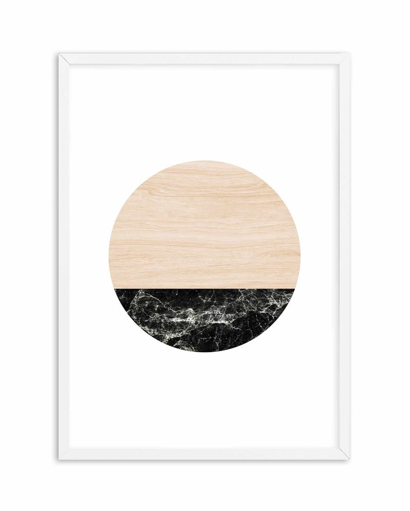 Wooden Marble Moon Art Print-PRINT-Olive et Oriel-Olive et Oriel-A5 | 5.8" x 8.3" | 14.8 x 21cm-White-With White Border-Buy-Australian-Art-Prints-Online-with-Olive-et-Oriel-Your-Artwork-Specialists-Austrailia-Decorate-With-Coastal-Photo-Wall-Art-Prints-From-Our-Beach-House-Artwork-Collection-Fine-Poster-and-Framed-Artwork