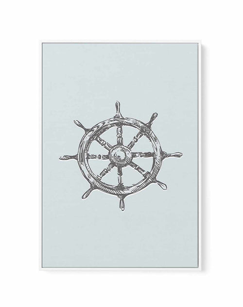 Yacht Wheel | 2 Colour Options | Framed Canvas-CANVAS-You can shop wall art online with Olive et Oriel for everything from abstract art to fun kids wall art. Our beautiful modern art prints and canvas art are available from large canvas prints to wall art paintings and our proudly Australian artwork collection offers only the highest quality framed large wall art and canvas art Australia - You can buy fashion photography prints or Hampton print posters and paintings on canvas from Olive et Oriel