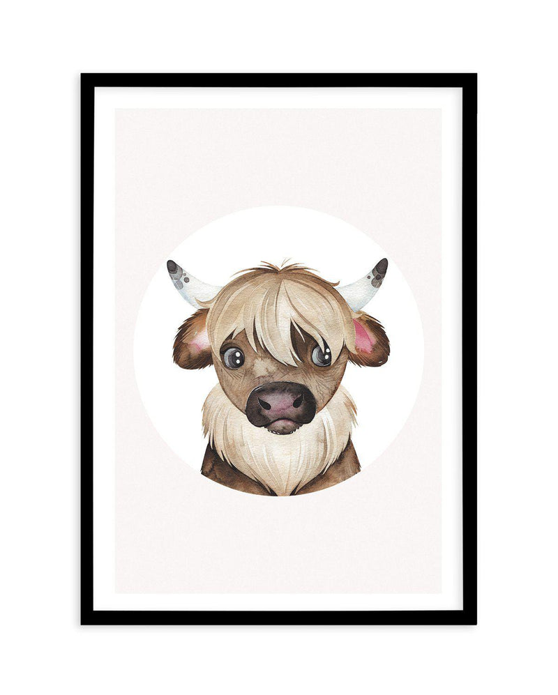 Yak Art Print-PRINT-Olive et Oriel-Olive et Oriel-A5 | 5.8" x 8.3" | 14.8 x 21cm-Black-With White Border-Buy-Australian-Art-Prints-Online-with-Olive-et-Oriel-Your-Artwork-Specialists-Austrailia-Decorate-With-Coastal-Photo-Wall-Art-Prints-From-Our-Beach-House-Artwork-Collection-Fine-Poster-and-Framed-Artwork