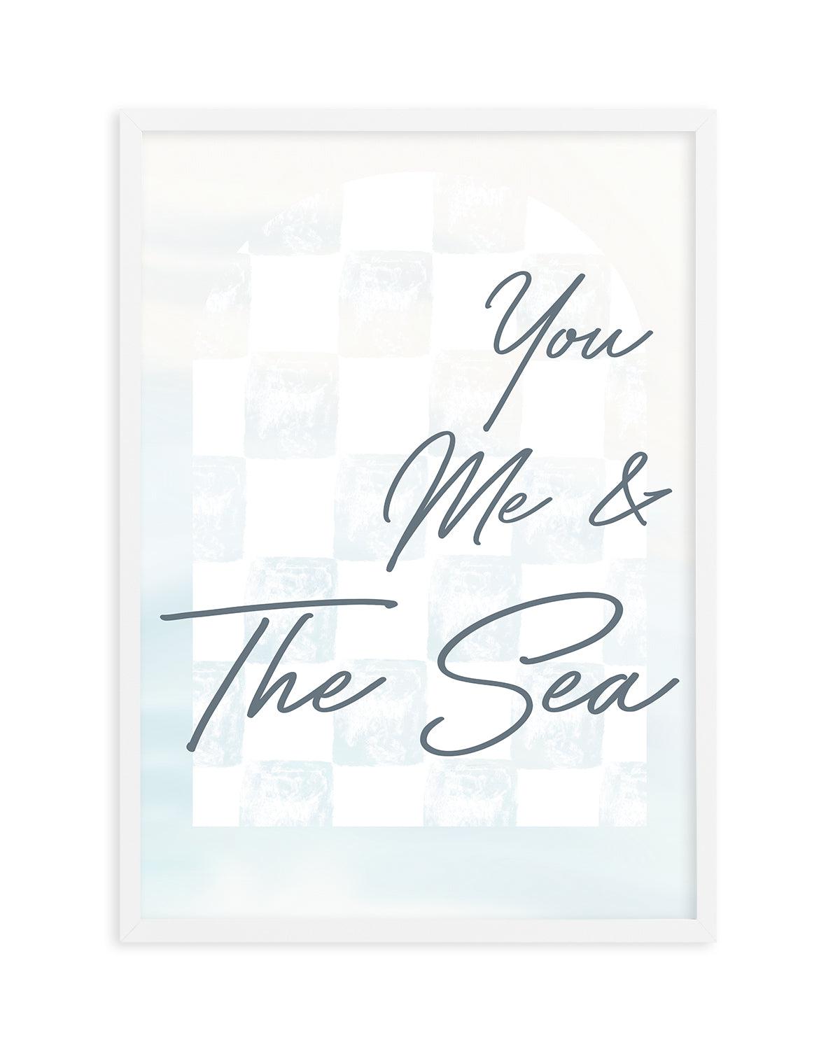 You Me & The Sea Art Print-PRINT-Olive et Oriel-Olive et Oriel-A5 | 5.8" x 8.3" | 14.8 x 21cm-White-With White Border-Buy-Australian-Art-Prints-Online-with-Olive-et-Oriel-Your-Artwork-Specialists-Austrailia-Decorate-With-Coastal-Photo-Wall-Art-Prints-From-Our-Beach-House-Artwork-Collection-Fine-Poster-and-Framed-Artwork