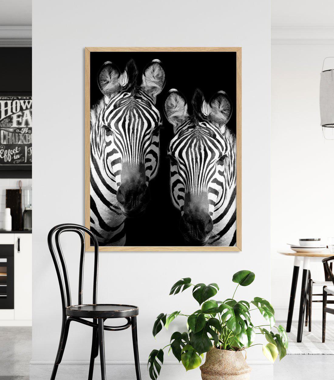 Zebra De Nuit | PT Art Print-PRINT-Olive et Oriel-Olive et Oriel-Buy-Australian-Art-Prints-Online-with-Olive-et-Oriel-Your-Artwork-Specialists-Austrailia-Decorate-With-Coastal-Photo-Wall-Art-Prints-From-Our-Beach-House-Artwork-Collection-Fine-Poster-and-Framed-Artwork