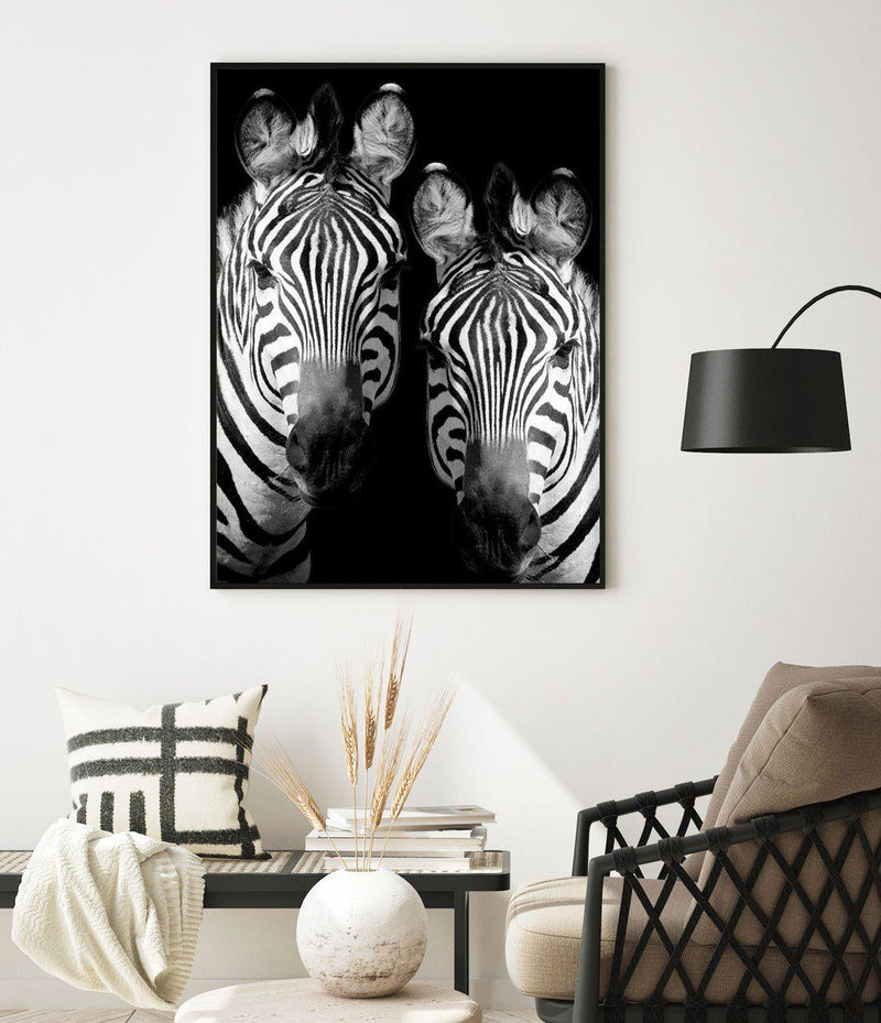 Zebra De Nuit | PT Art Print-PRINT-Olive et Oriel-Olive et Oriel-Buy-Australian-Art-Prints-Online-with-Olive-et-Oriel-Your-Artwork-Specialists-Austrailia-Decorate-With-Coastal-Photo-Wall-Art-Prints-From-Our-Beach-House-Artwork-Collection-Fine-Poster-and-Framed-Artwork